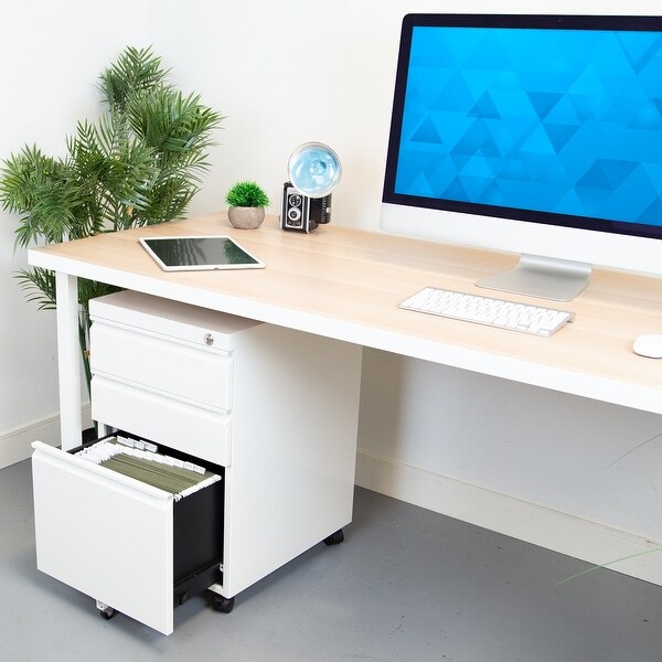 Rolling drawers sales under desk